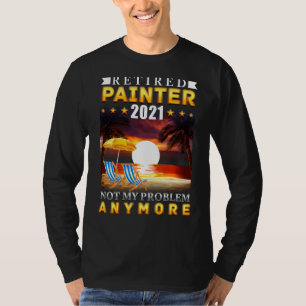 Camiseta Apreciación divertida de jubilación del pintor ret