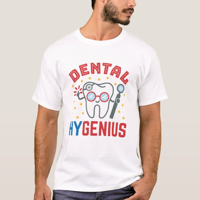 Camiseta Apreciación divertida del higienista Dental Hygeni (Anverso)