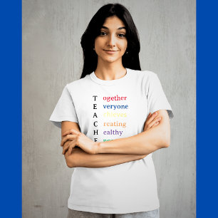 Camiseta Apreciación divertida del profesor de acrónimo