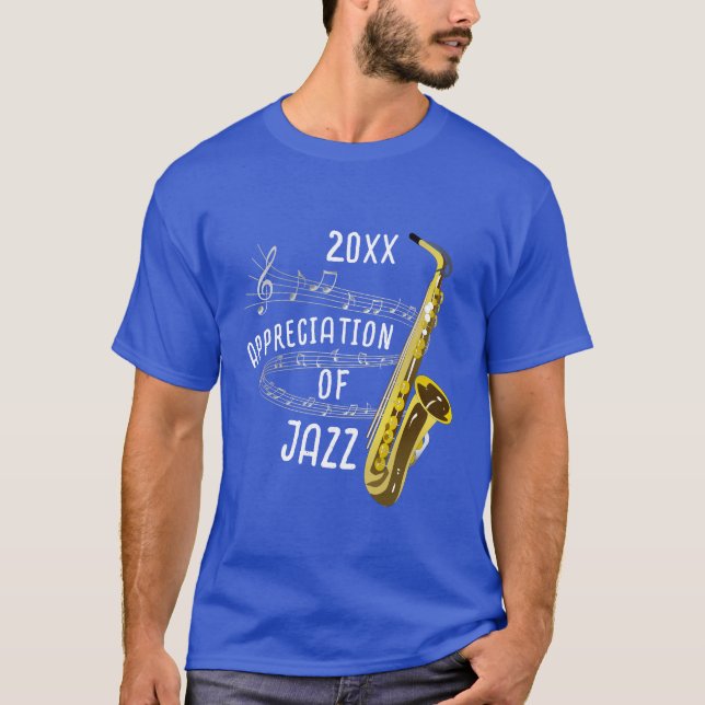Camiseta Apreciación Internacional del Jazz (Anverso)