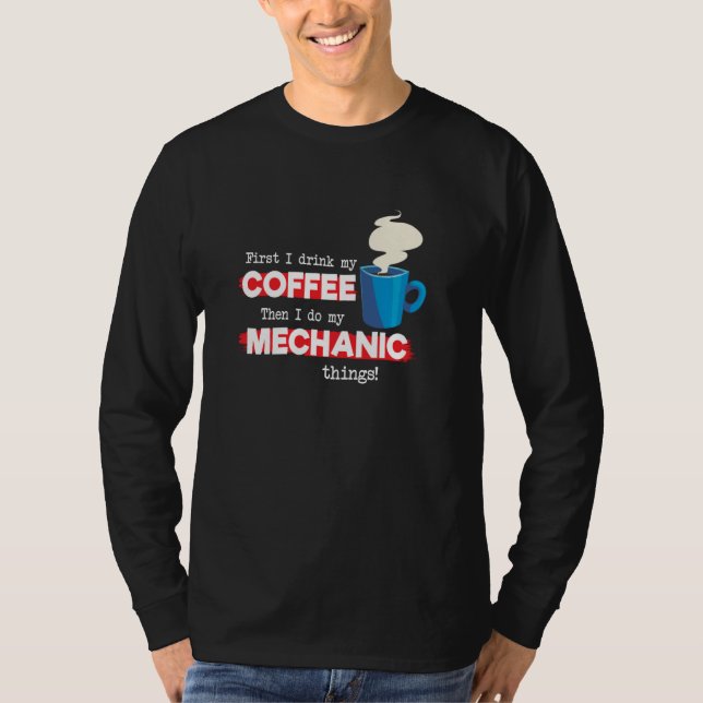 Camiseta Apreciación Mecánica y Café (Anverso)