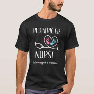 Camiseta Apreciación pediátrica de la enfermera Emergencia 