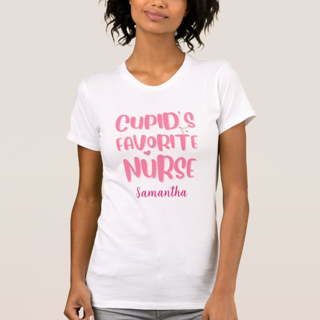 Camiseta Apreciación personalizada de la enfermera de San V (Anverso)