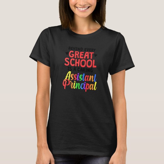Camiseta Apreciación principal del asistente de la escuela  (Anverso)