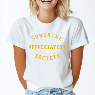 Camiseta Apreciación Sunshine Sociedad Cita Arte