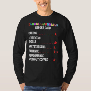 Camiseta Apreciación vibrante de la tarjeta de informe del 