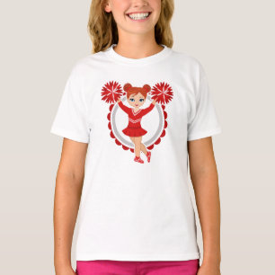 Camiseta Apreciador - Alegre de la Cabeza Roja Cute