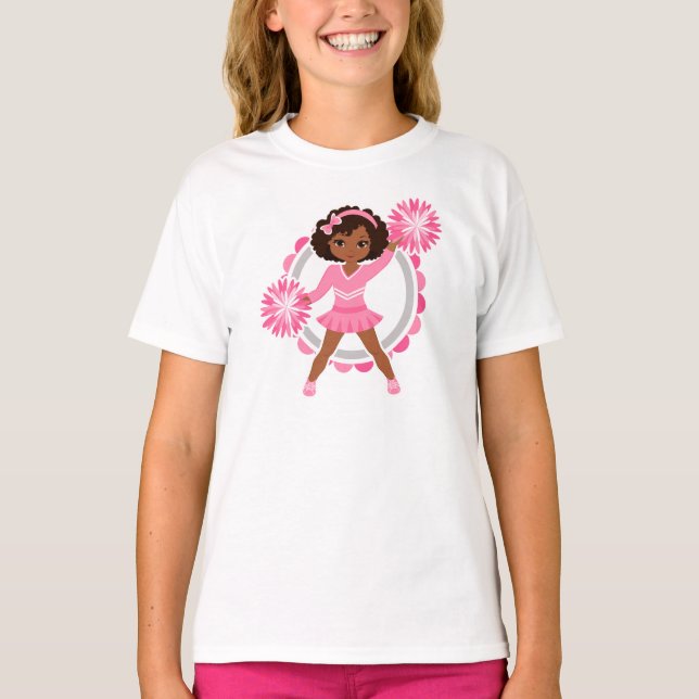 Camiseta Apreciador Rosado Africano-Estadounidense - Alegre (Anverso)