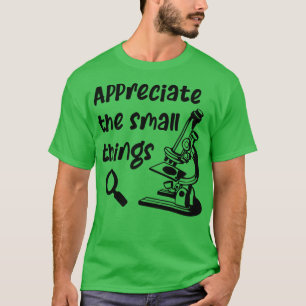 Camiseta Apreciar El Biograma De La Ciencia Microscopio De