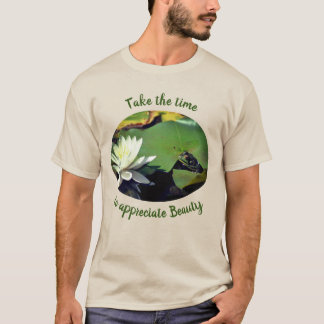 Camiseta Apreciar las palabras Inspiradoras de Beauty Frog