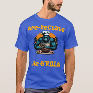 Camiseta Aprecie El Grilla Master BBQ Griller Fun Pun 1