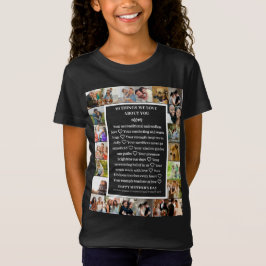 Camiseta aprecio de mamá | Día de la Madre 22 Collage de fo