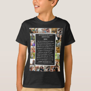 Camiseta aprecio de mamá   Día de la Madre 22 Collage de fo