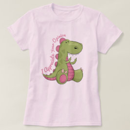 Camiseta Aprecio Tu Opinión Dinosaurio