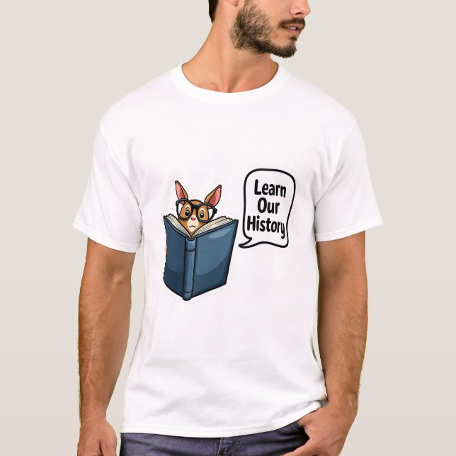 Camiseta Aprenda nuestra historia honrando el legado negro (Anverso)