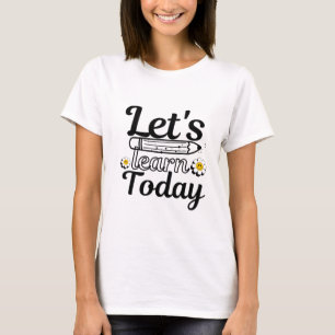 Camiseta Aprendamos hoy profesor