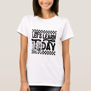 Camiseta Aprendamos Hoy Profesor Estudiante Primer Día De R