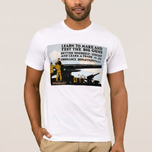 Camiseta ¡Aprende a hacer y probar las armas grandes!