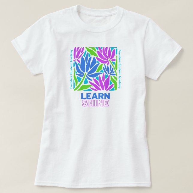 Camiseta Aprender A Escolar De Nuevo Al Profesor De La Escu (Diseño del anverso)