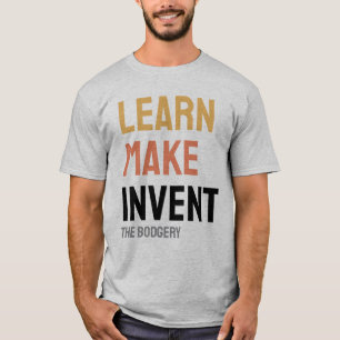 Camiseta Aprender a hacer árbol de inventos