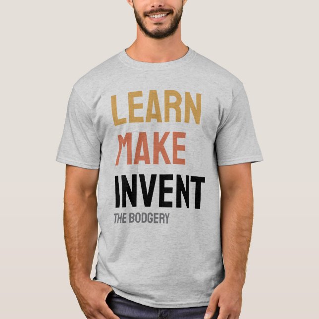 Camiseta Aprender a hacer árbol de inventos (Anverso)