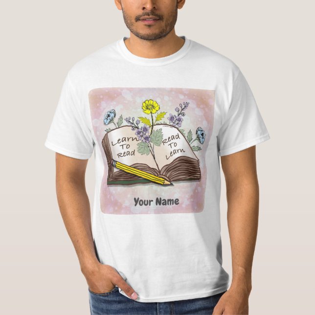Camiseta Aprender a leer (Anverso)