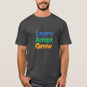 Camiseta Aprender Adaptarse Crecer