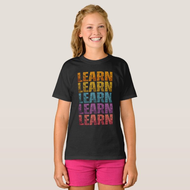 Camiseta APRENDER APRENDER (Anverso completo)