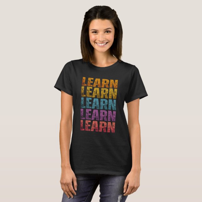 Camiseta APRENDER APRENDER (Anverso completo)