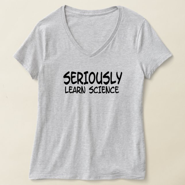 Camiseta Aprender en serio la ciencia (Distribución )