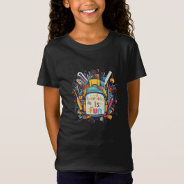 Camiseta Aprender es divertido para los escolares