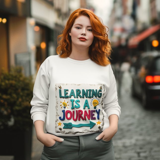 Camiseta Aprender es un viaje" Inspirador (Subido por el creador)