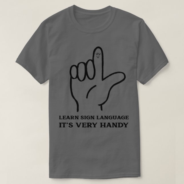 Camiseta Aprender lenguaje de Rótulo (Diseño del anverso)