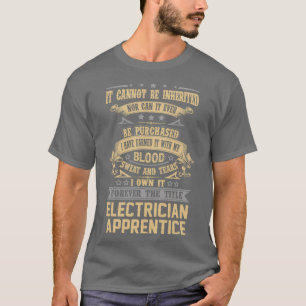 Camiseta Aprendiz Electricista Para Siempre El Regalo De Tr