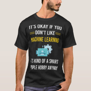 Camiseta Aprendizaje automático de personas inteligentes
