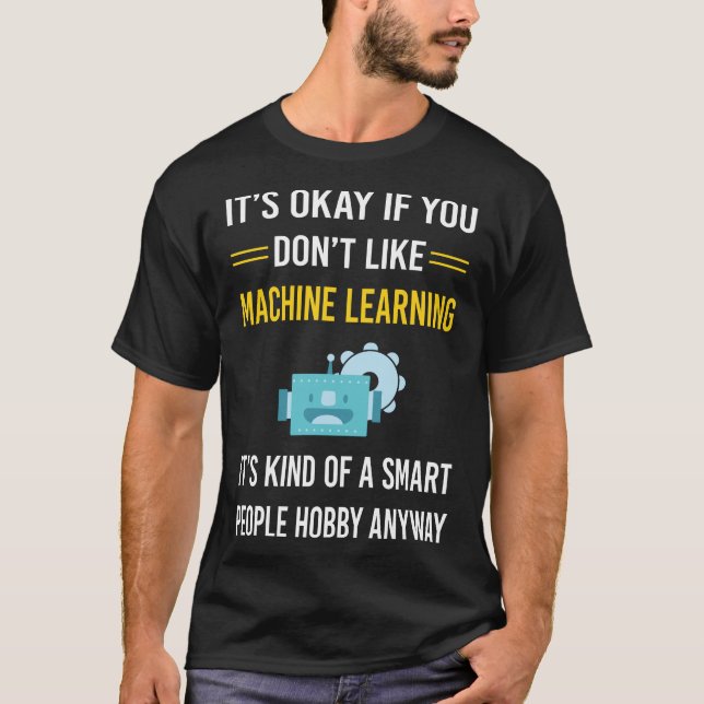 Camiseta Aprendizaje automático de personas inteligentes (Anverso)