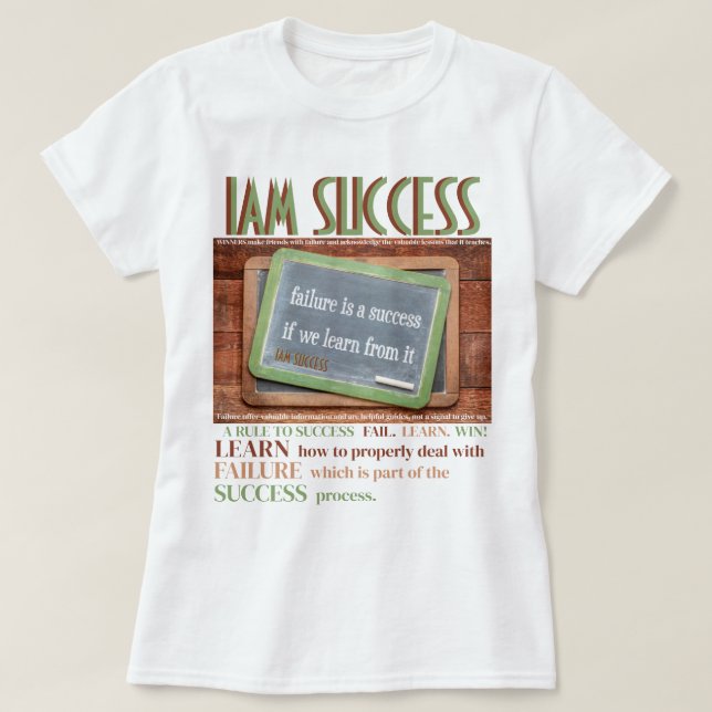 CAMISETA APRENDIZAJE DE FALLO (Diseño del anverso)