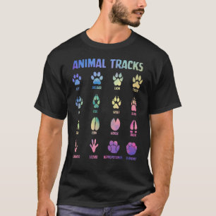 Camiseta Aprendizaje de identificación de pistas de animale