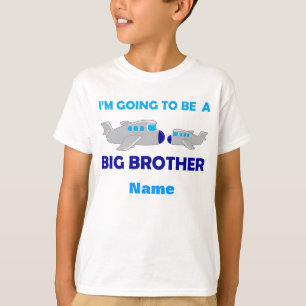Camiseta Aprendizaje del aeroplano lindo mayor de hermano