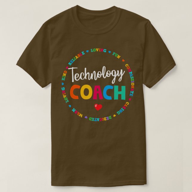 Camiseta Aprendizaje técnico del entrenador de tecnología d (Diseño del anverso)