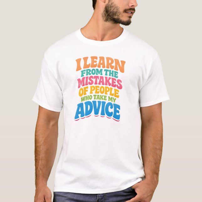 Camiseta Aprendo de los Errores de la Gente (Anverso)