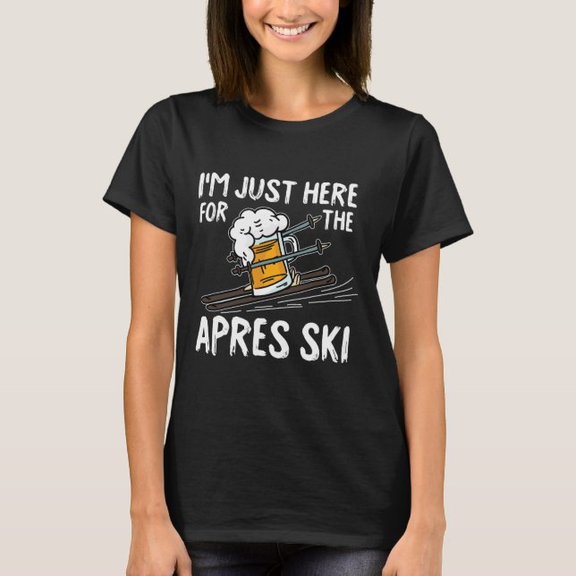 Camiseta Apres Ski Funny Skier Winter Sport Skift (Anverso)