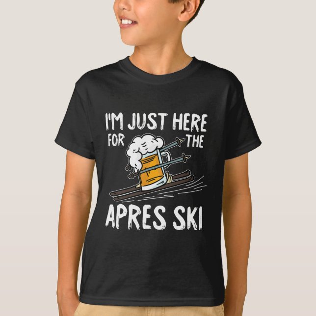 Camiseta Apres Ski Funny Skier Winter Sport Skift (Anverso)