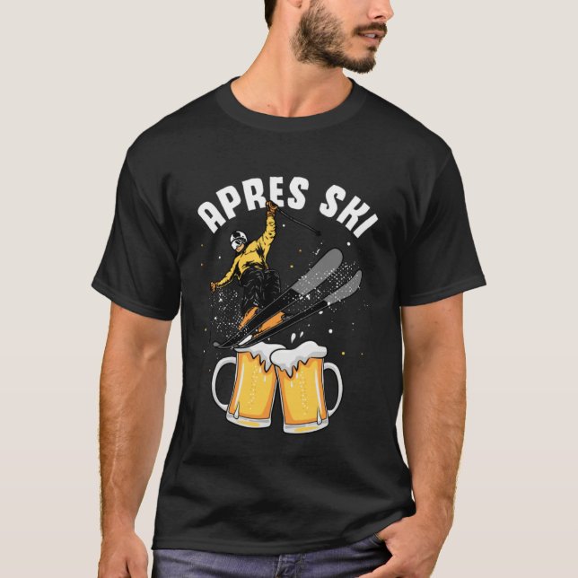 Camiseta Apres ski party skiing ski mountains  ski trip (Anverso)