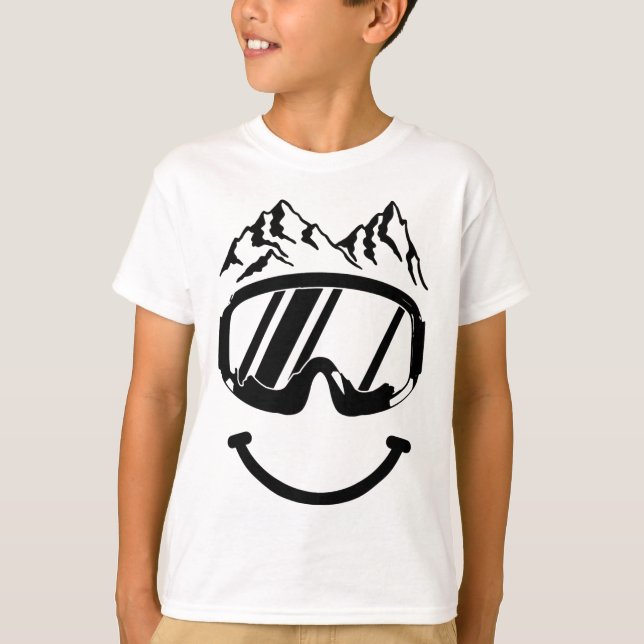 Camiseta Apres Ski Snowboard Snowmobile Funny Skiing Snowmo (Anverso)