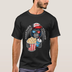 Camiseta apretón corto de apretones amc fuertes