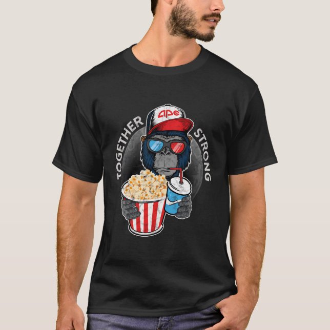 Camiseta apretón corto de apretones amc fuertes (Anverso)