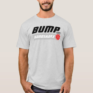 Camiseta Apretón de manos de un codo de diversión, distan