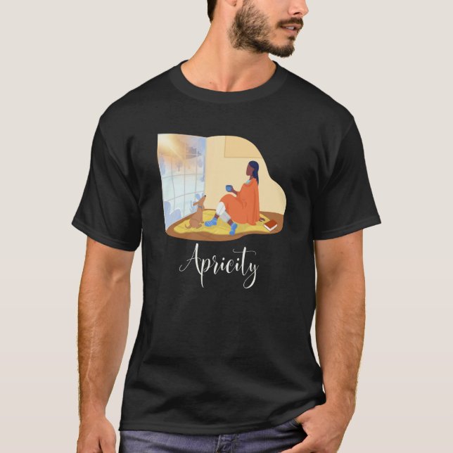 Camiseta Apricity Cozy Winter Reading (Anverso)