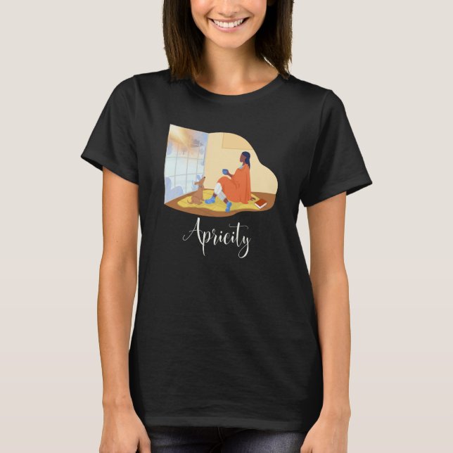 Camiseta Apricity Cozy Winter Reading (Anverso)